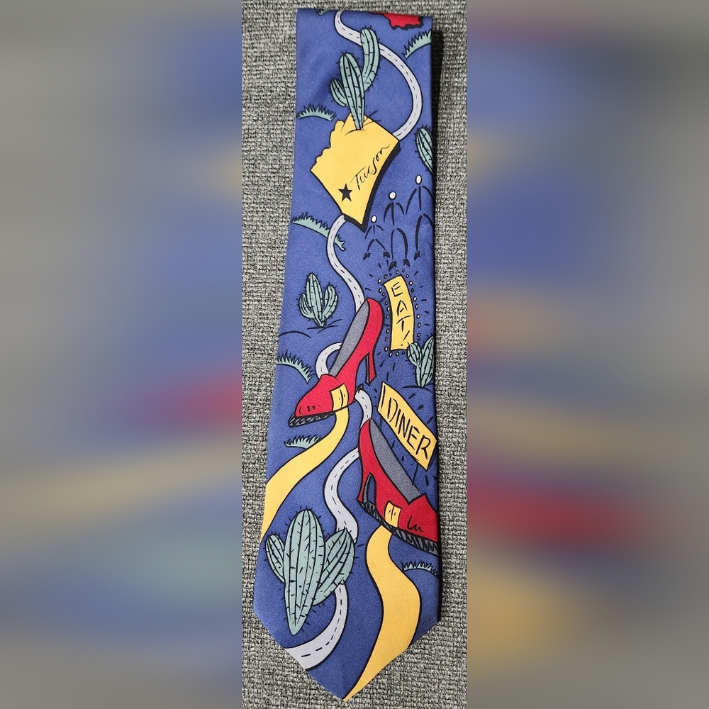 Vintage 90s Beatles "Get Back" Necktie
